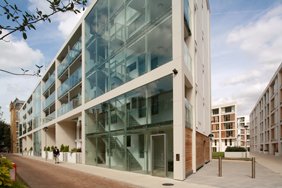 exterior shot of luxury flats for architects, Clapham, London